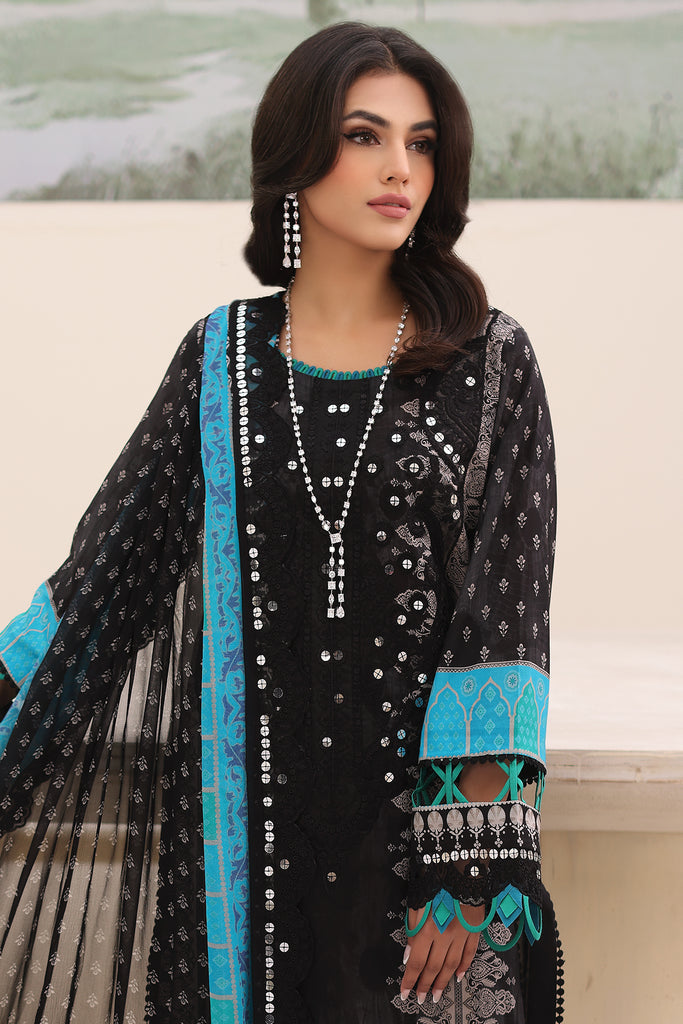 Charizma | Naranji Embroidered Lawn 24 | CN4-002 - Maria Faisal