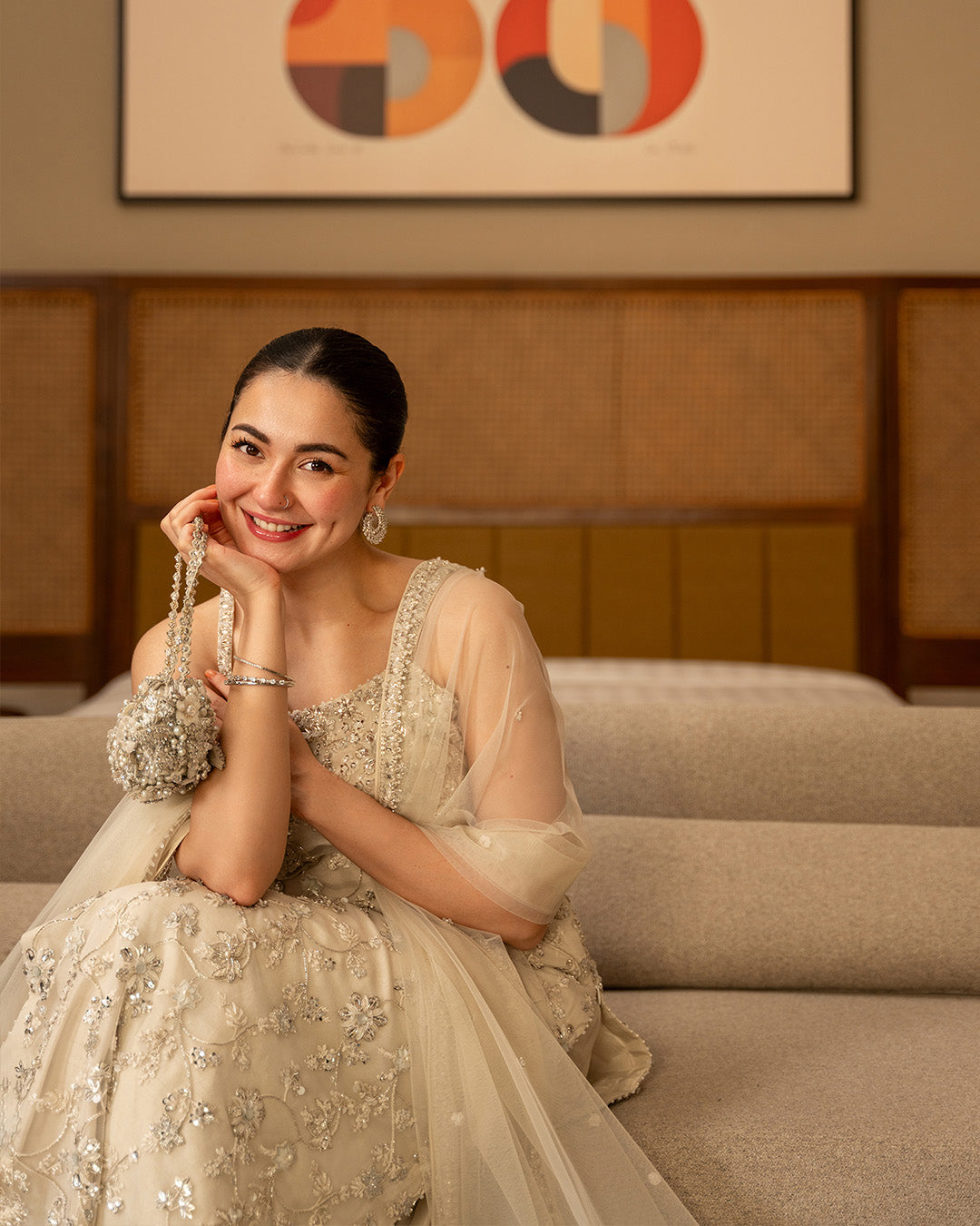 Faiza Saqlain | Reina Luxe | Penina - Formal Dress - available at Maria Faisal in UK and USA.