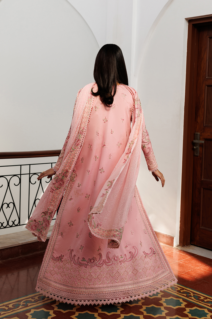 Emaan Adeel | Mirabelle Festive Luxury Lawn | FIONA - Luxury Dress - available at Maria Faisal in UK and USA.