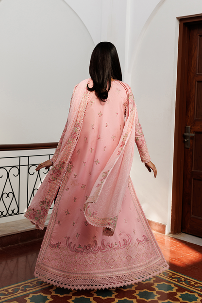 Emaan Adeel | Mirabelle Festive Luxury Lawn | FIONA - Luxury Dress - available at Maria Faisal in UK and USA.