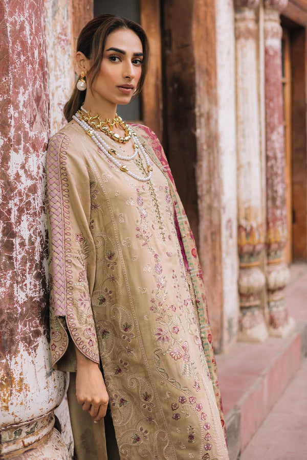 Nureh | Maya Linen 25 | NW-101 - Ladies Clothes - Maria Faisal
