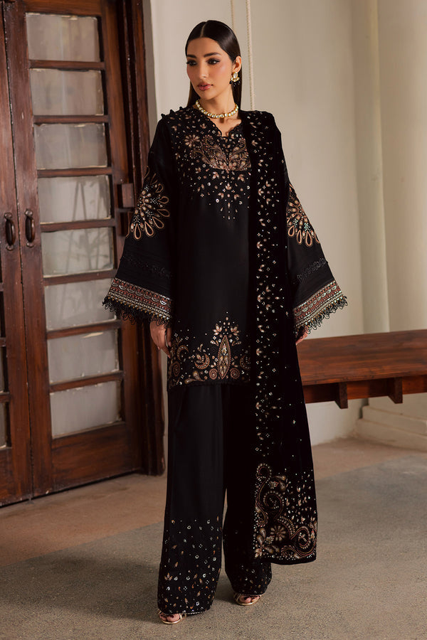 NE-202 – authentic Pakistani dress from the Exclusive Leather Peach collection for women in the UK