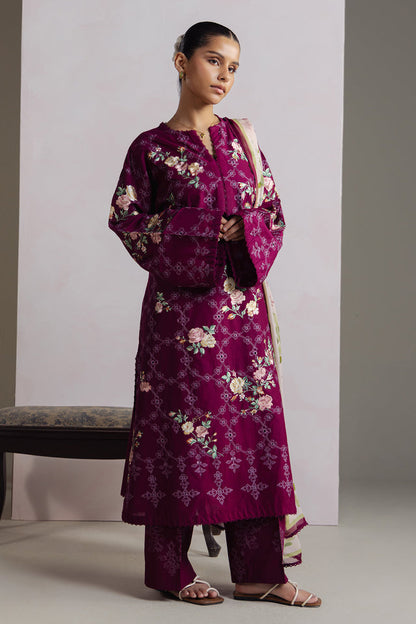 Zara Shahjahan | Coco Prints 26 | Mahori - Casual Dress - available at Maria Faisal in UK and USA.