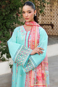 Farasha | Summer Weaves Embroidered Lawn | Ocean Veil by Maria Faisal - Registered Vendor of : Farasha - type : Ladies Clothes - 100% original wedding dresses