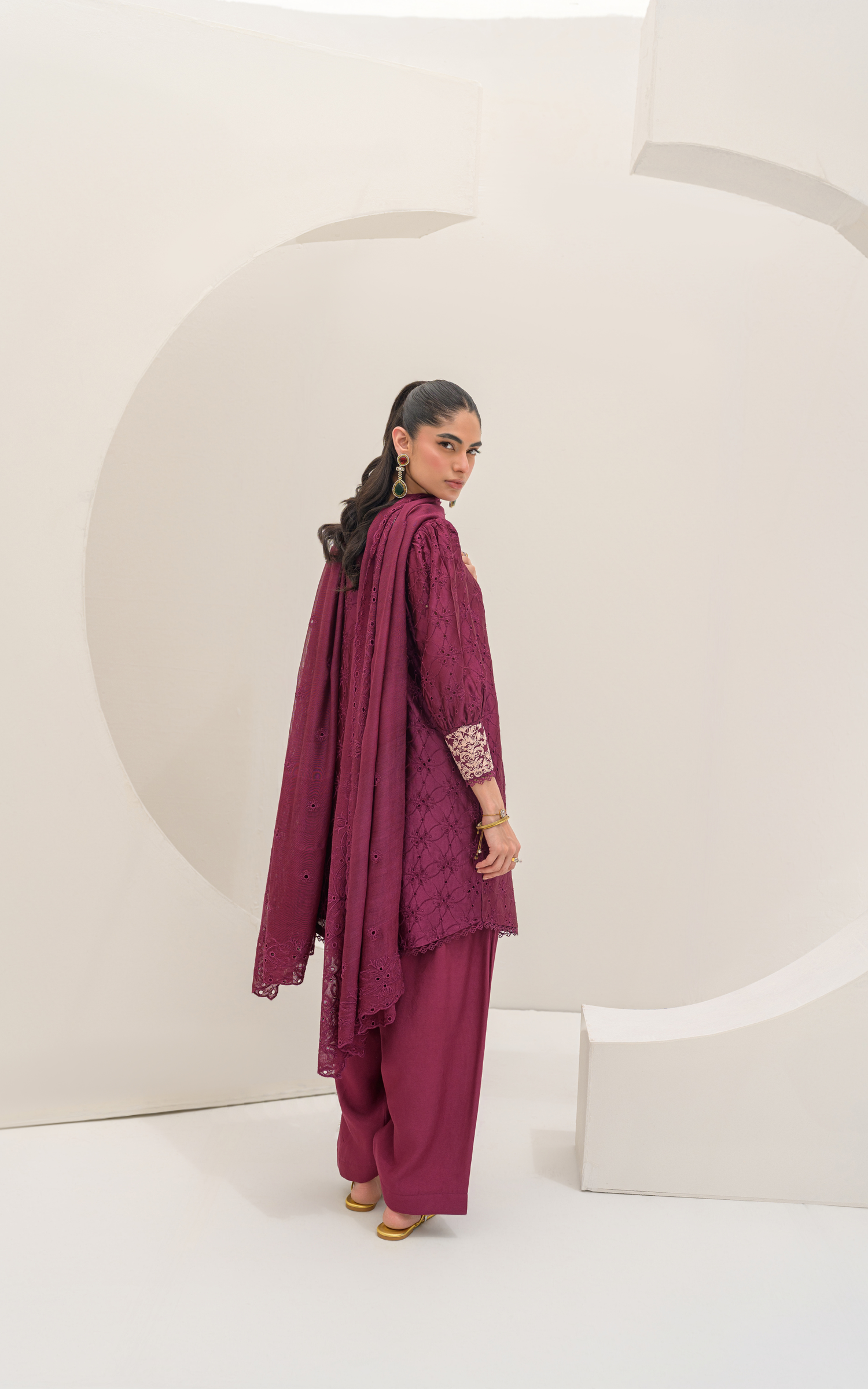 Sana Abbas | Ara Eid Luxe | Zerin - Luxury Dress - available at Maria Faisal in UK and USA.