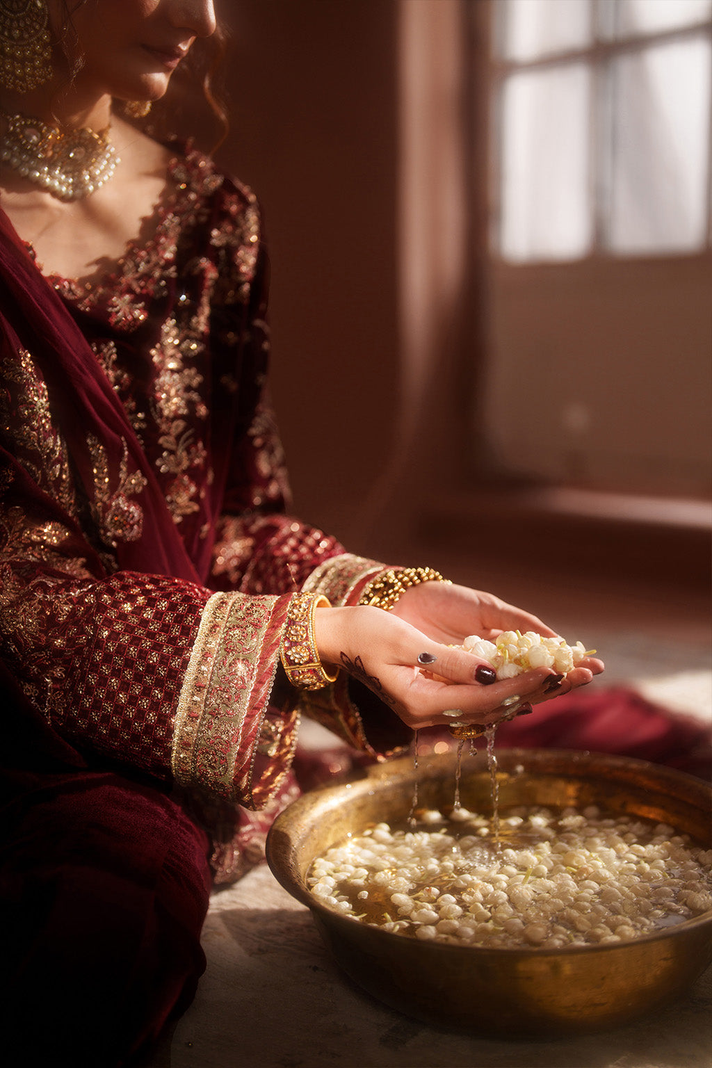 Iznik | Velvet 25 | IV-55 Embroidered Velvet - Formal Dress - available at Maria Faisal in UK and USA.