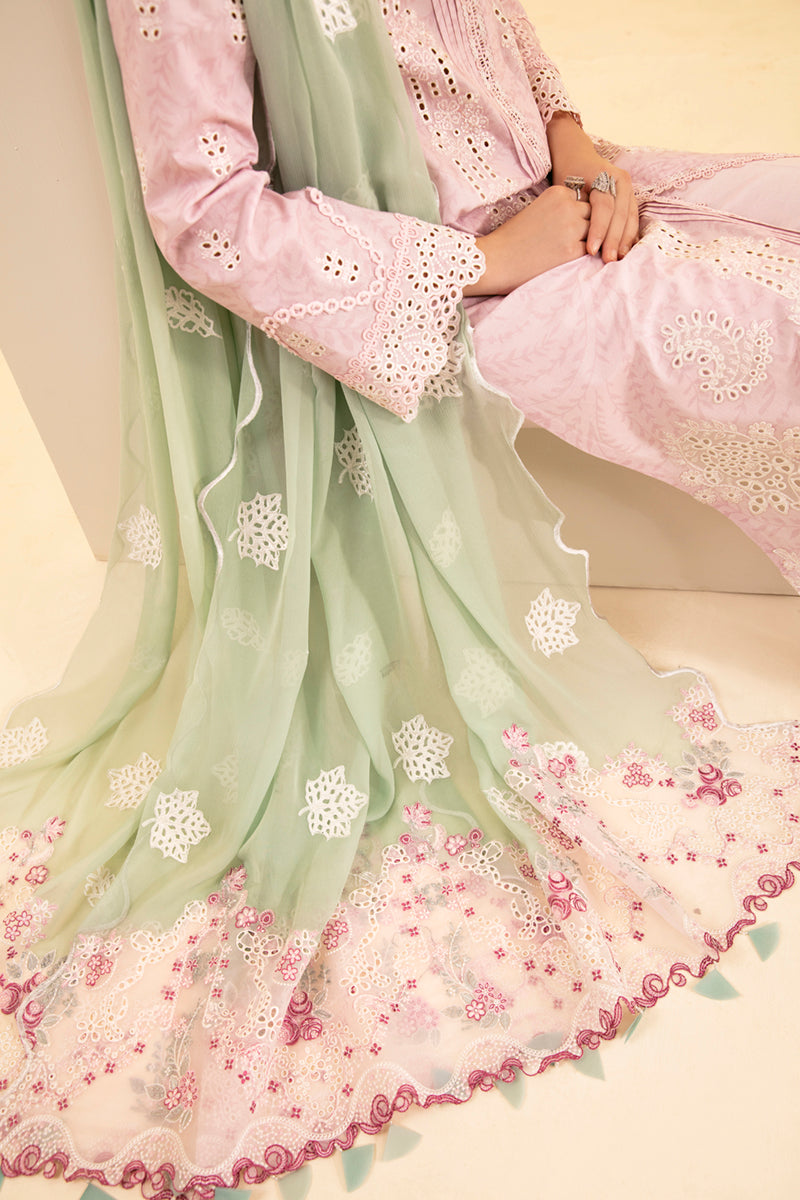 Qalamkar | Qlinekari Luxury Lawn | SQ-02 ASEMA - Designer Dress with Intricate embroidery and embellishments. Shop elegent wedding dress at Maria Faisal.