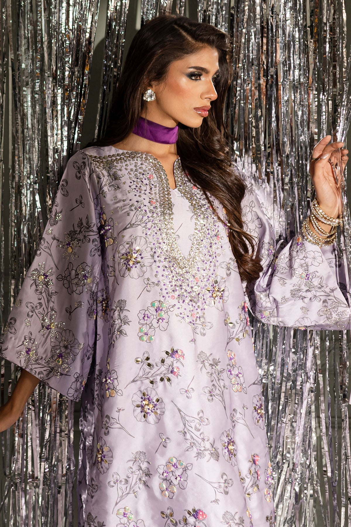 Nureh | Tiny Twinkles | Fairy Dust TW-12 - Designer Dress with Intricate embroidery and embellishments. Shop elegent wedding dress at Maria Faisal.