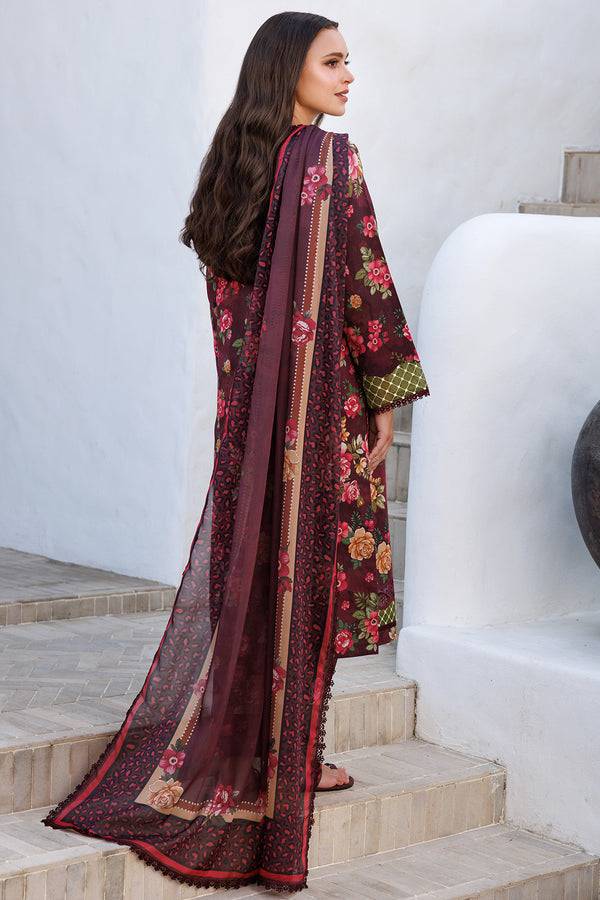 Farasha | Printed Essentials | Floral Berry by Maria Faisal - Registered Vendor of : Farasha - type : Ladies Clothes - 100% original wedding dresses