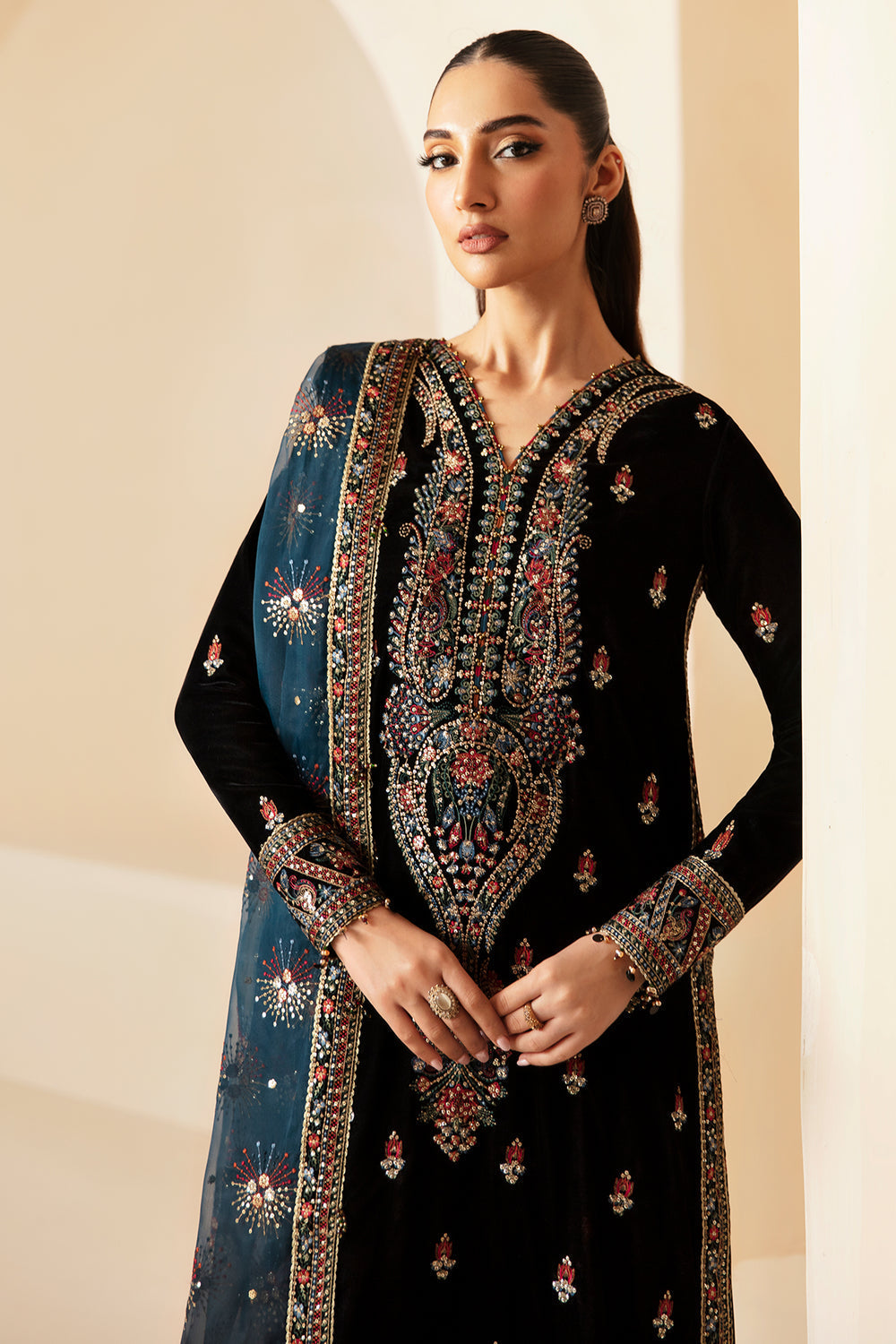 Jazmin | Velvet Edit 24 |  Velvet Formal VF-2028 - Wedding Dress - Maria Faisal