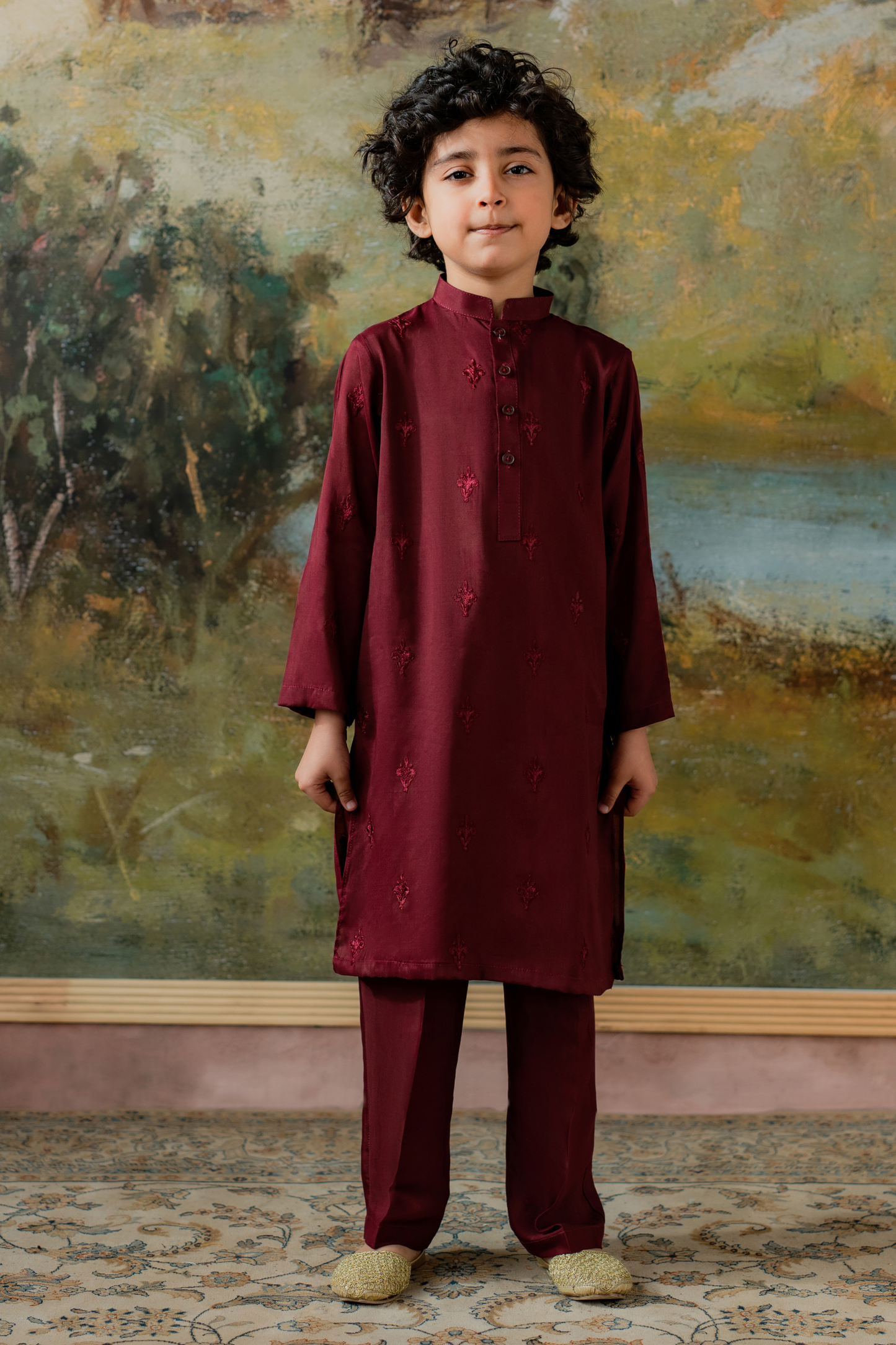 KKB-218 - by Maria Faisal - Registered Vendor of : Kastoor Kids - 100% Original Designer Dress.