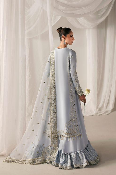 Emaan Adeel | Serein Luxe Silk | OPULENT OASIS - Formal Dress - available at Maria Faisal in UK and USA.