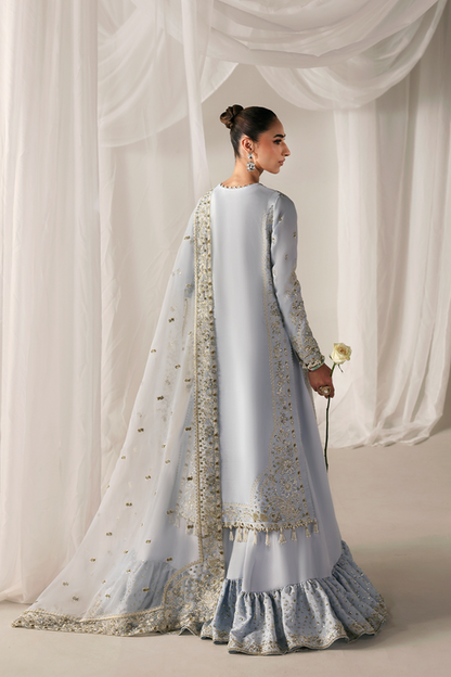 Emaan Adeel | Serein Luxe Silk | OPULENT OASIS - Formal Dress - available at Maria Faisal in UK and USA.
