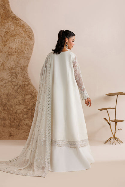 Farasha | Chiffon Threads 26 | Alpine White - Formal Dress - available at Maria Faisal in UK and USA.