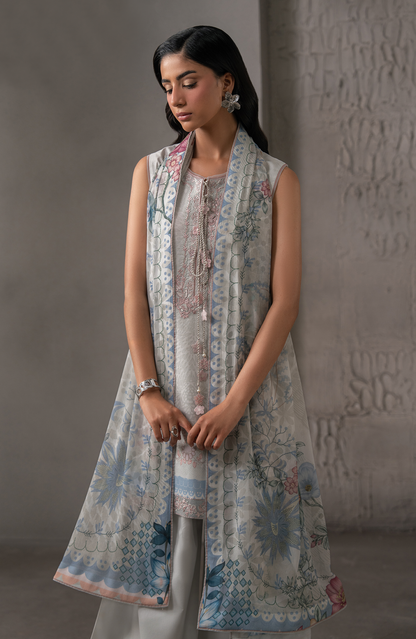 Seran | Selure Lawn | Avelore - Luxury Dress - available at Maria Faisal in UK and USA.