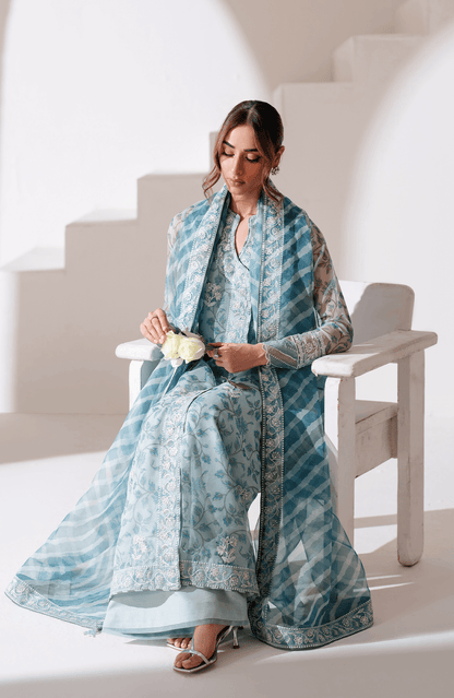 Seran | Eid Luxe Pret 25 | KEVA by Maria Faisal - Registered Vendor of : Seran - type : Ladies Clothes - 100% original wedding dresses