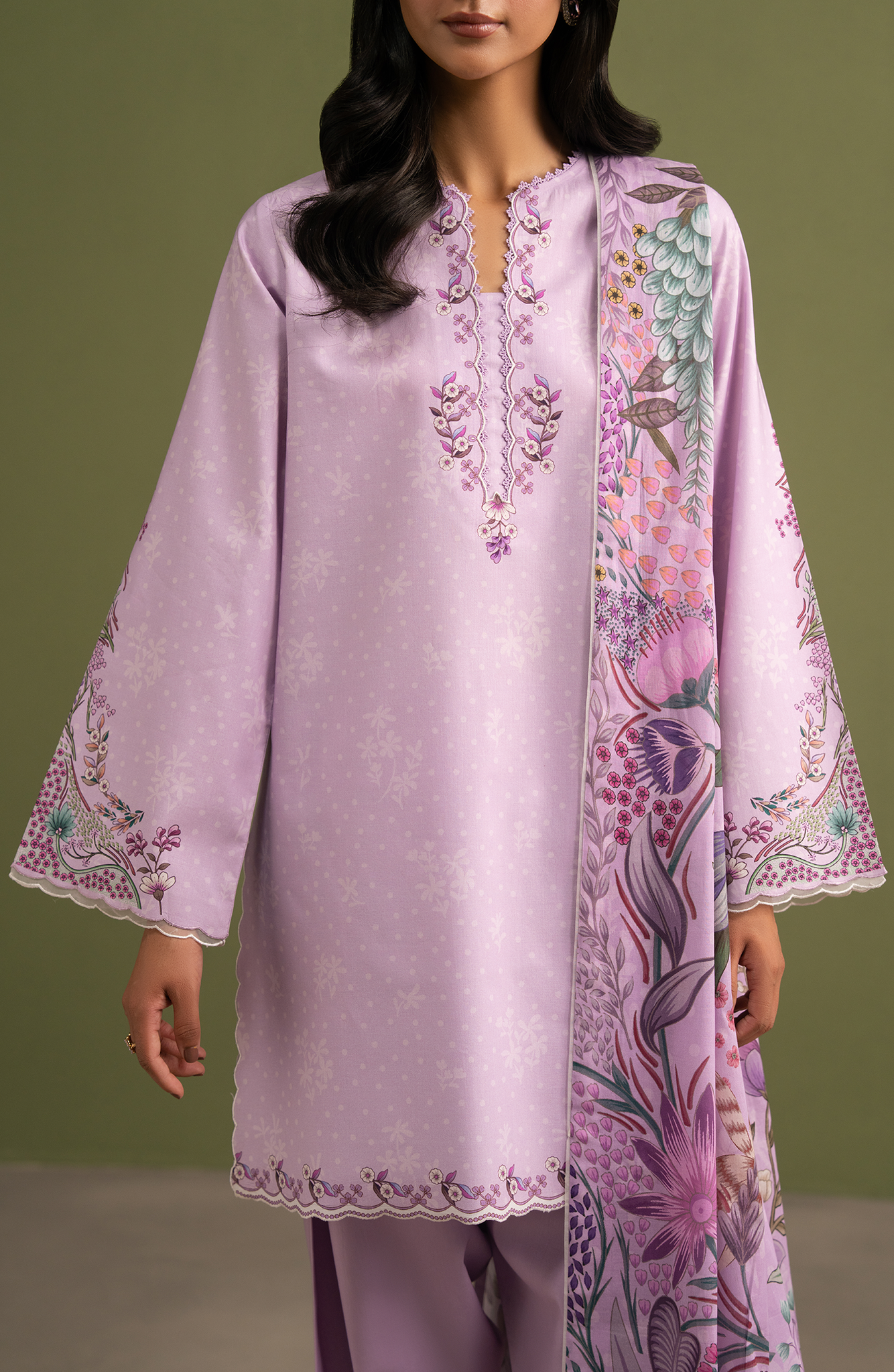 Seran | Essentials Casual | Liora - Casual Dress - available at Maria Faisal in UK and USA.