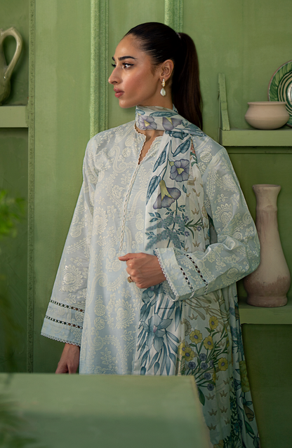 Seran | Artisan Lawn 25 | GLACE by Maria Faisal - Registered Vendor of : Seran - type : Ladies Clothes - 100% original wedding dresses
