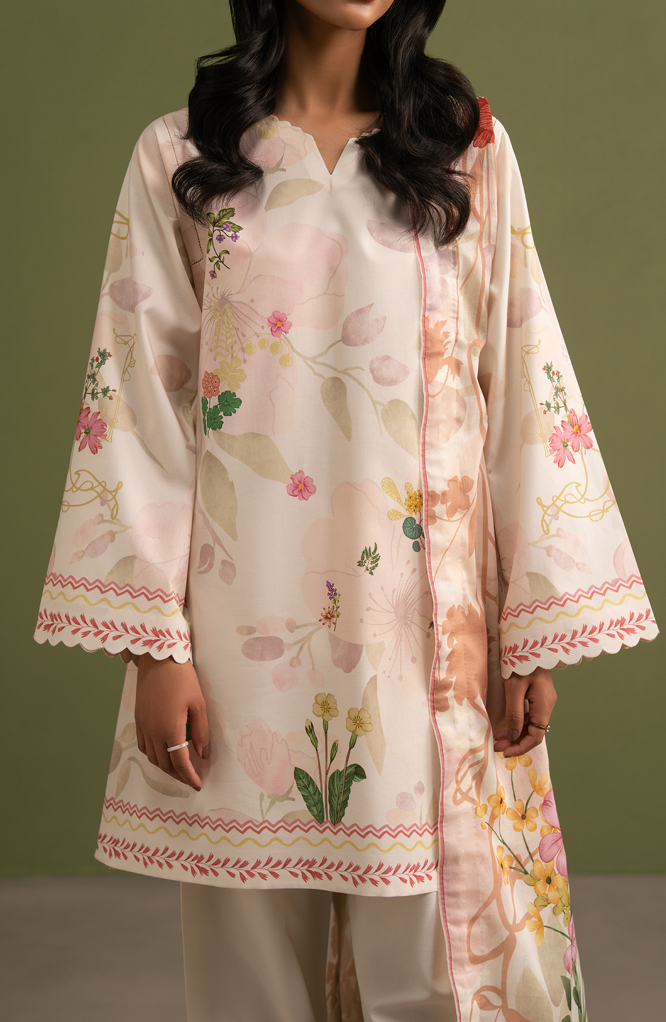 Seran | Essentials Casual | Rayn - Casual Dress - available at Maria Faisal in UK and USA.