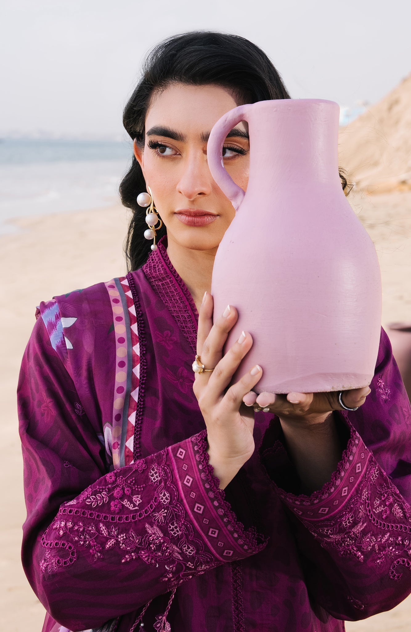 Seran | Afsanah Lawn | Riya - Luxury Dress - available at Maria Faisal in UK and USA.