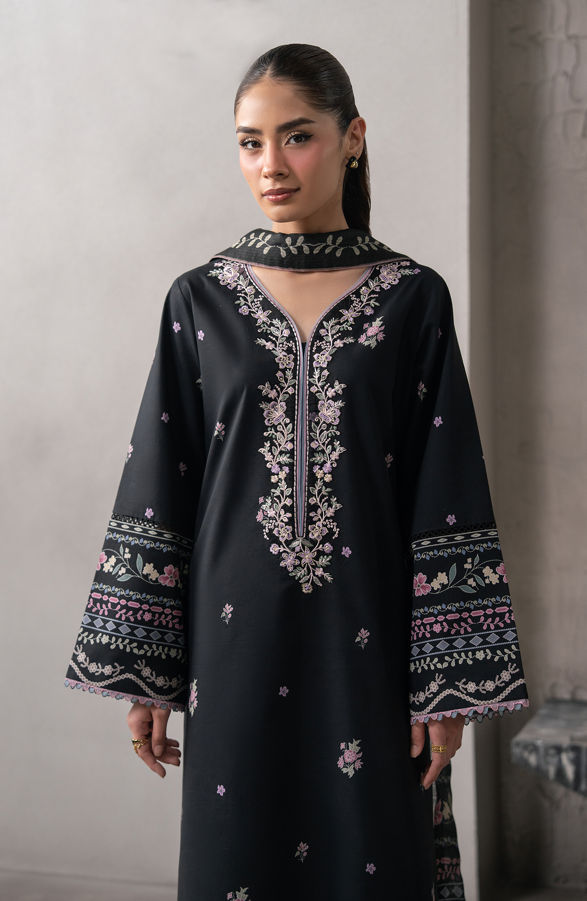 Seran | Selure Lawn | Odette - Luxury Dress - available at Maria Faisal in UK and USA.
