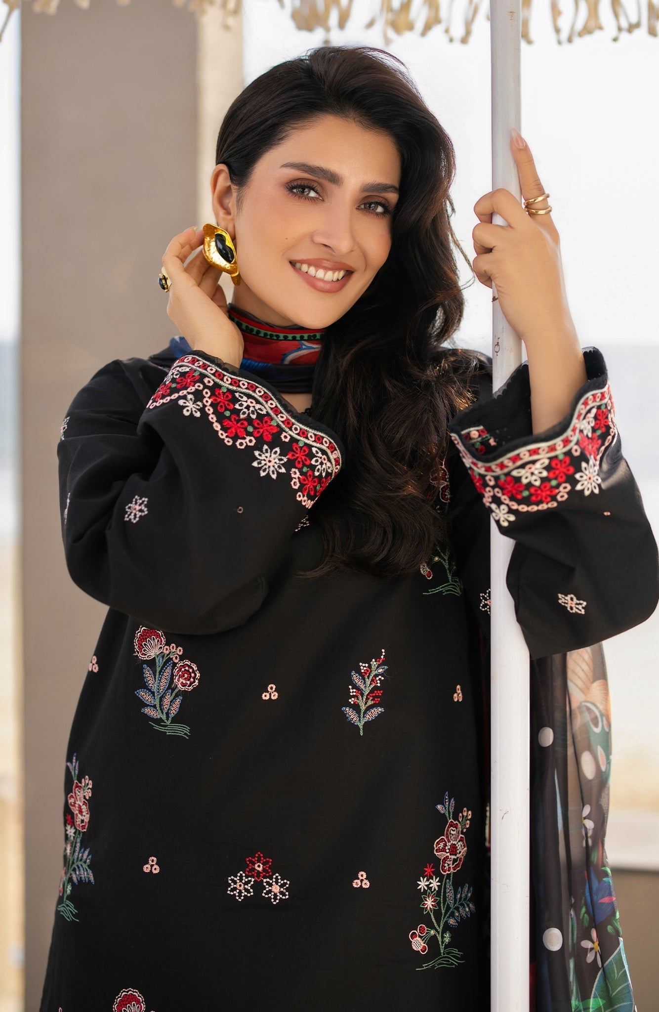 Seran | Afsanah Lawn | Maya - Luxury Dress - available at Maria Faisal in UK and USA.