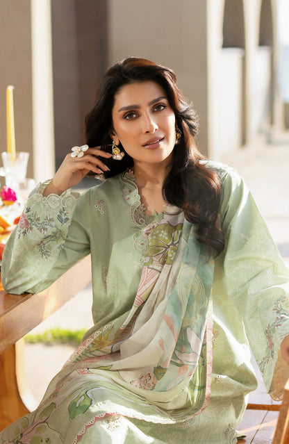 Seran | Afsanah Lawn |  Masha - Luxury Dress - available at Maria Faisal in UK and USA.