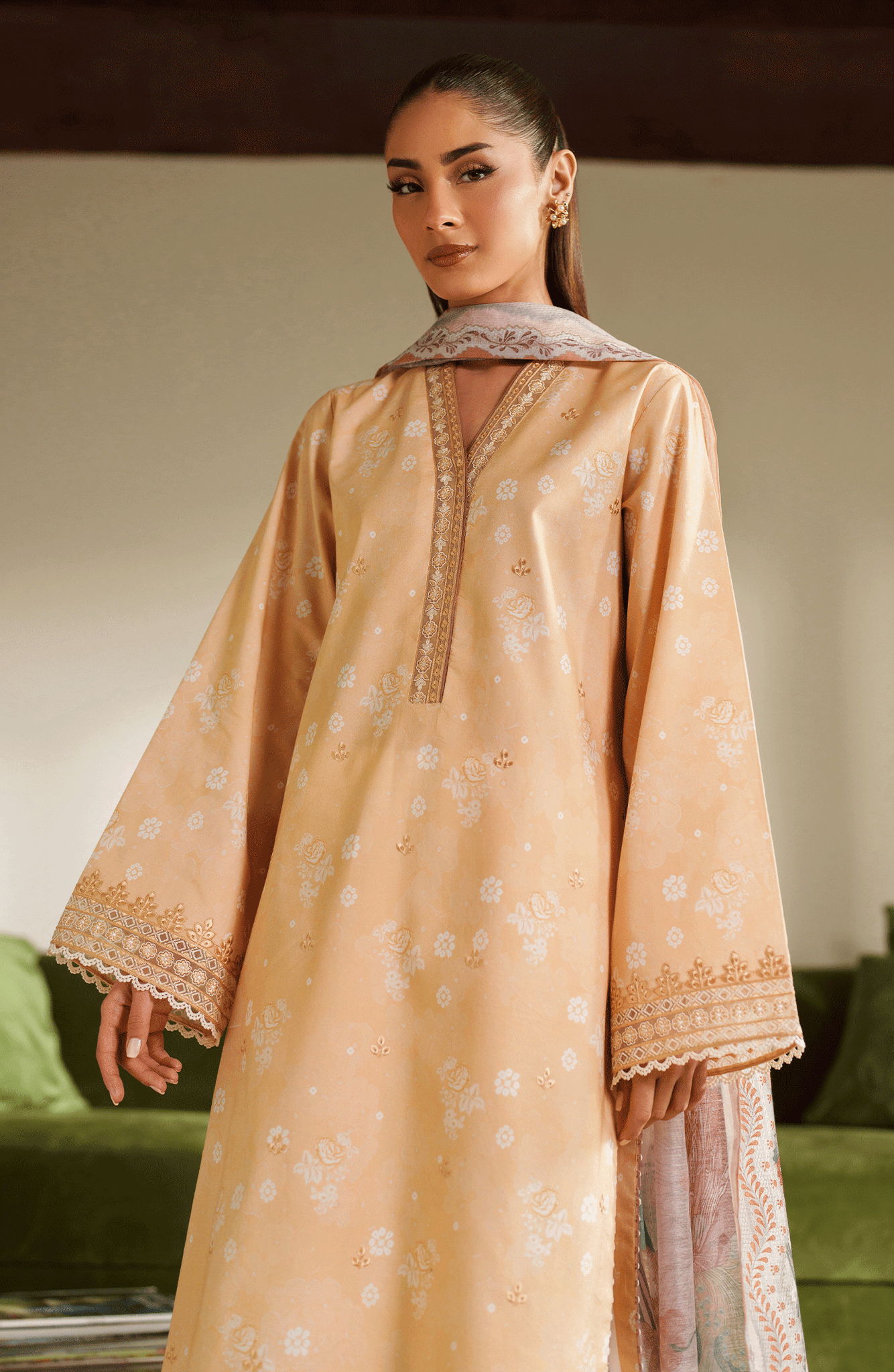 Seran | Ilara Cambric | SOLARIA - Ladies Clothes - Maria Faisal