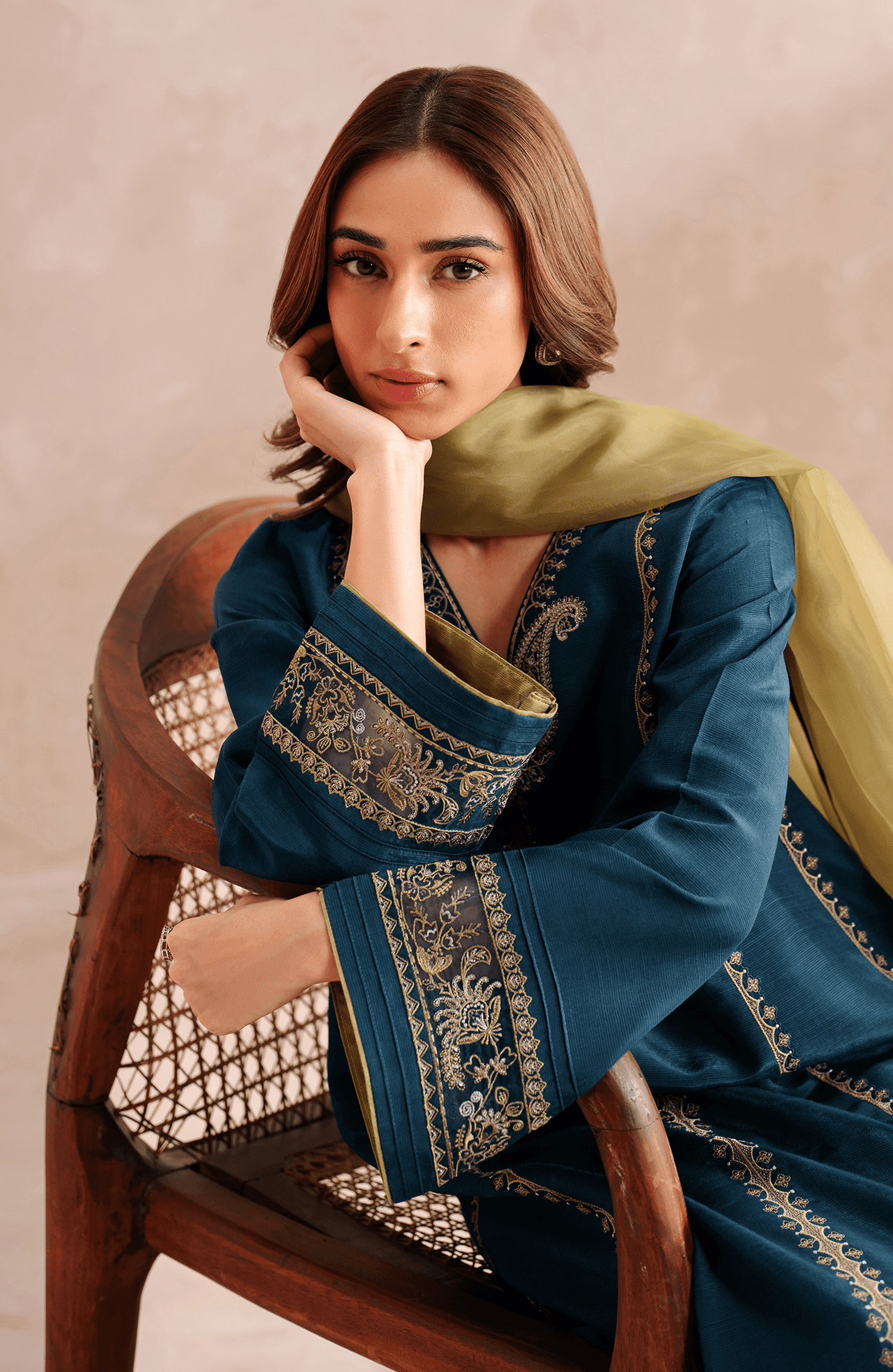 Seran | Eid Luxe Pret 25 | AURIC by Maria Faisal - Registered Vendor of : Seran - type : Ladies Clothes - 100% original wedding dresses