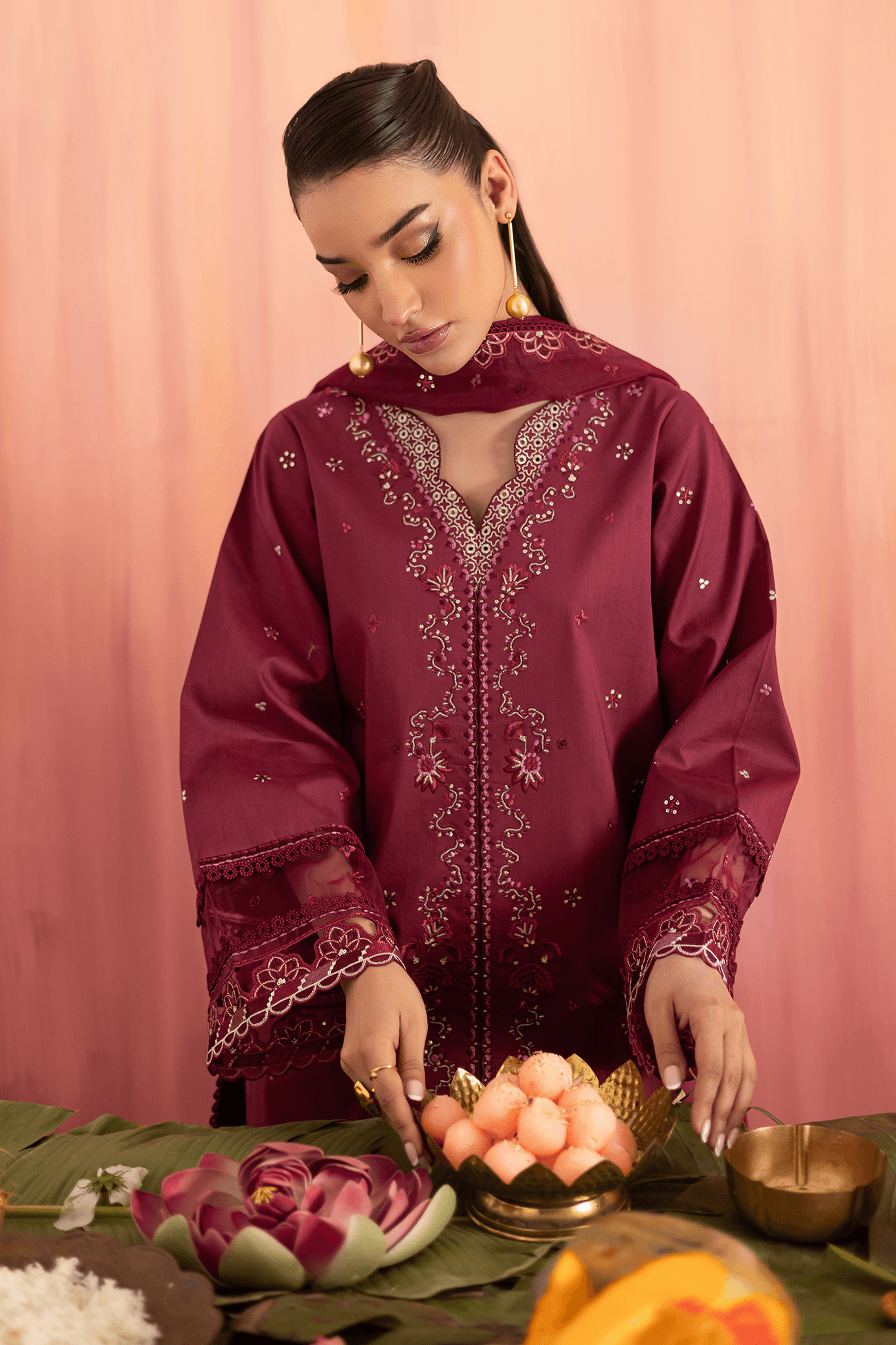 Seran | Nayab Eid Lawn | MEHER by Maria Faisal - Registered Vendor of : Seran - type : Ladies Clothes - 100% original wedding dresses