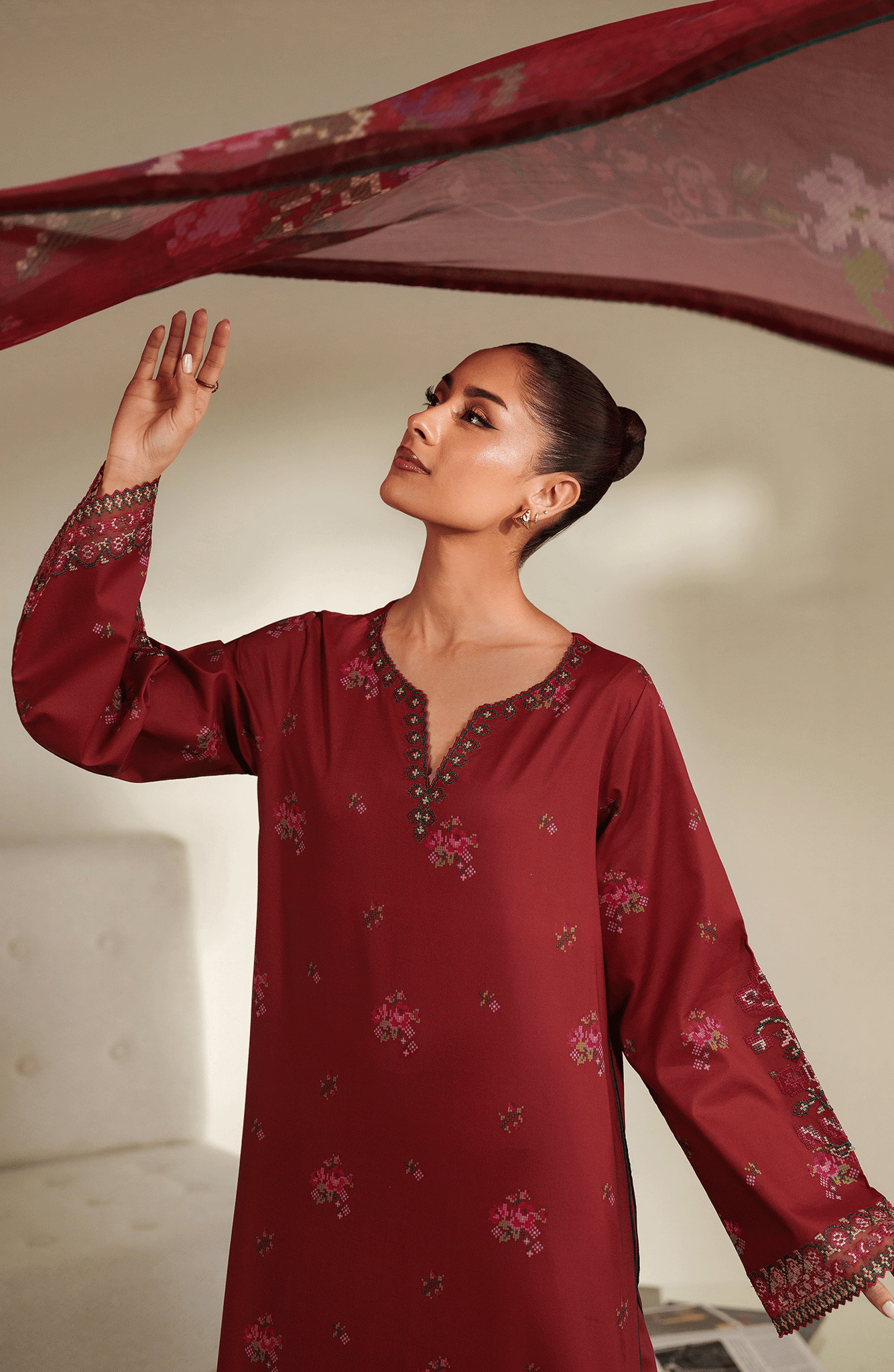 Seran | Ilara Cambric | SORREL - Ladies Clothes - Maria Faisal