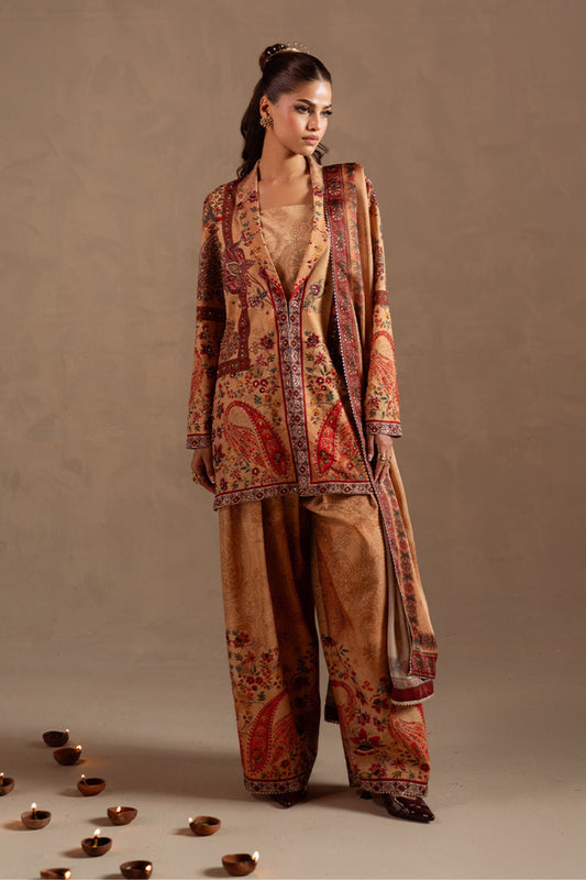 Saira Rizwan | Ramadan Edit 26 | NURA-SRRSP-26-05 - Dress - available at Maria Faisal in UK and USA.