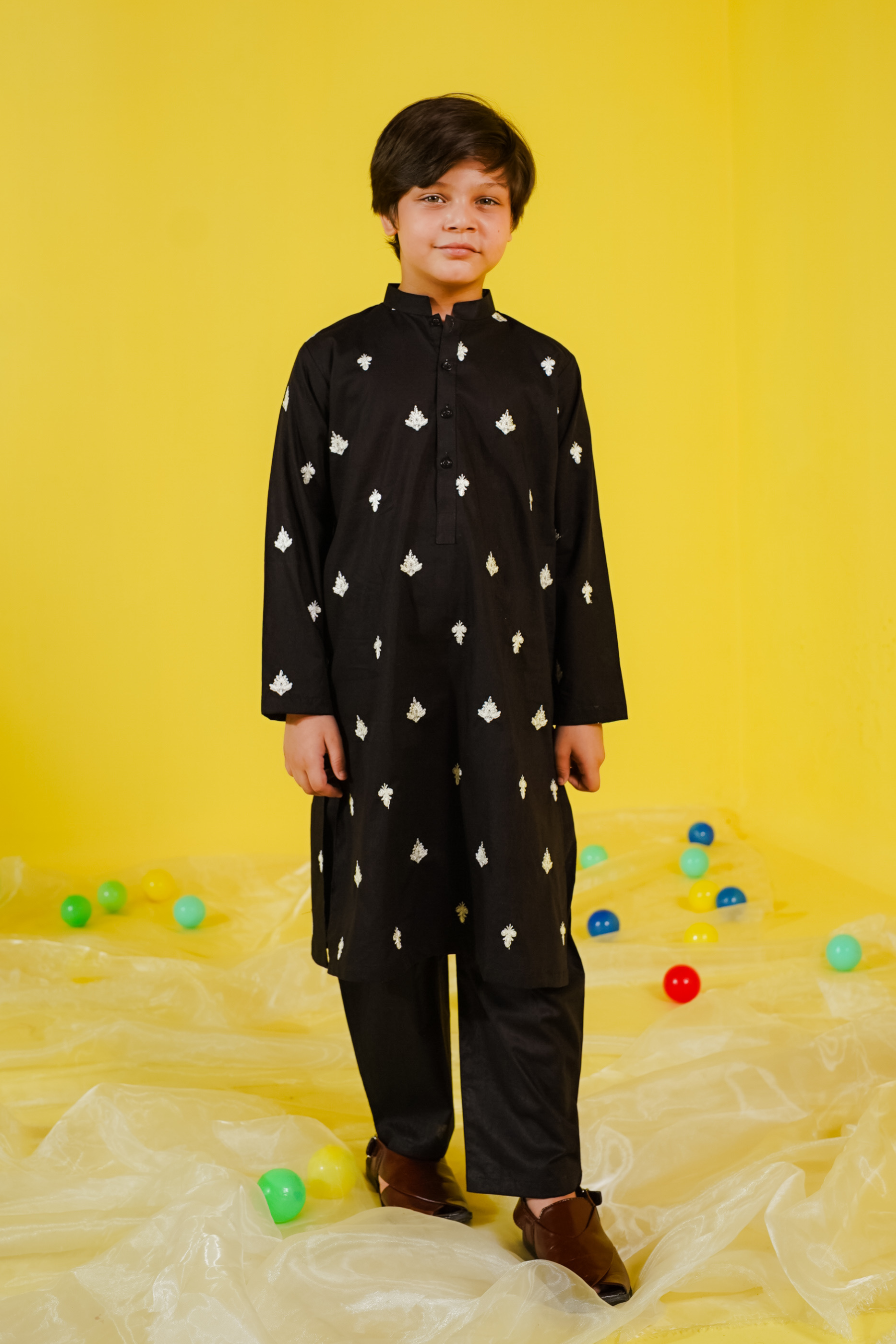 KKB-142 - by Maria Faisal - Registered Vendor of : Kastoor Kids - 100% Original Designer Dress.