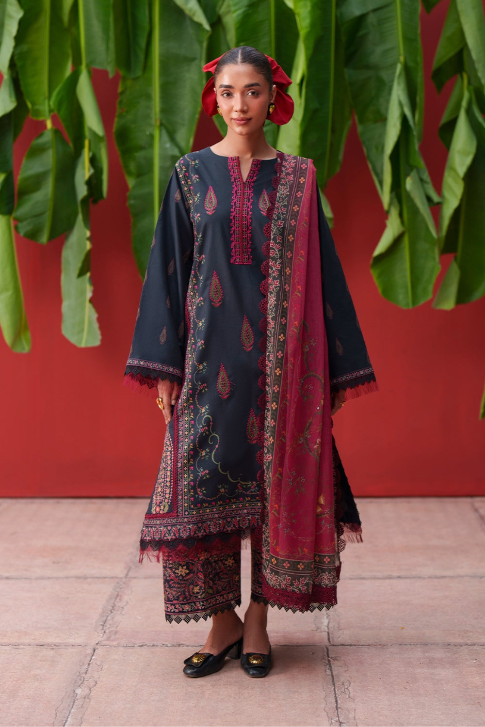 Saira Rizwan | Laanem SS 26 | AZAI-A-SRL26-03 - Luxury Dress - available at Maria Faisal in UK and USA.