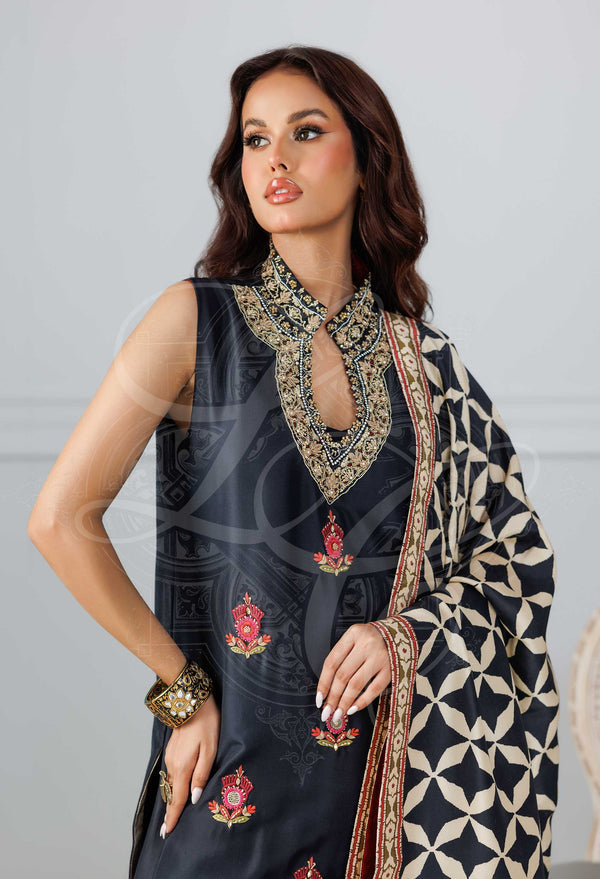 Layla Chatoor | Luxury Pret | Miray - Luxury Dress - available at Maria Faisal in UK and USA.