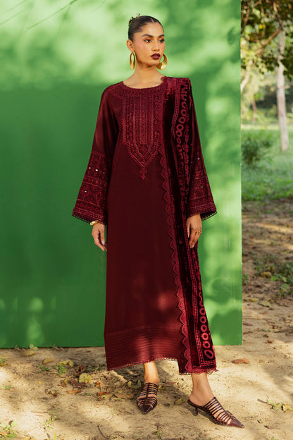 NE-189 – authentic Pakistani dress from the Exclusive Leather Peach collection for women in the UK