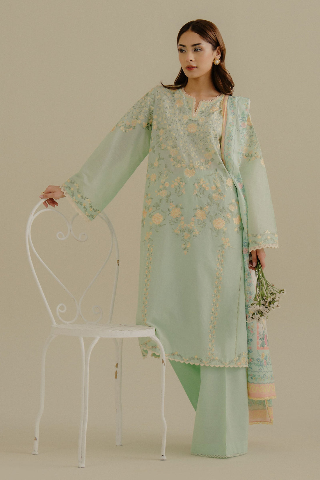Zara Shahjahan | Coco Lawn 25 | Velin-7A - Ladies Clothes - Maria Faisal
