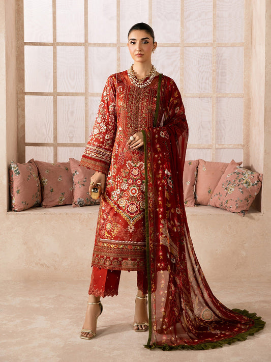 Gulaal | Syra Lawn 26 | Calyx SKU D - 7 - Luxury Dress - available at Maria Faisal in UK and USA.