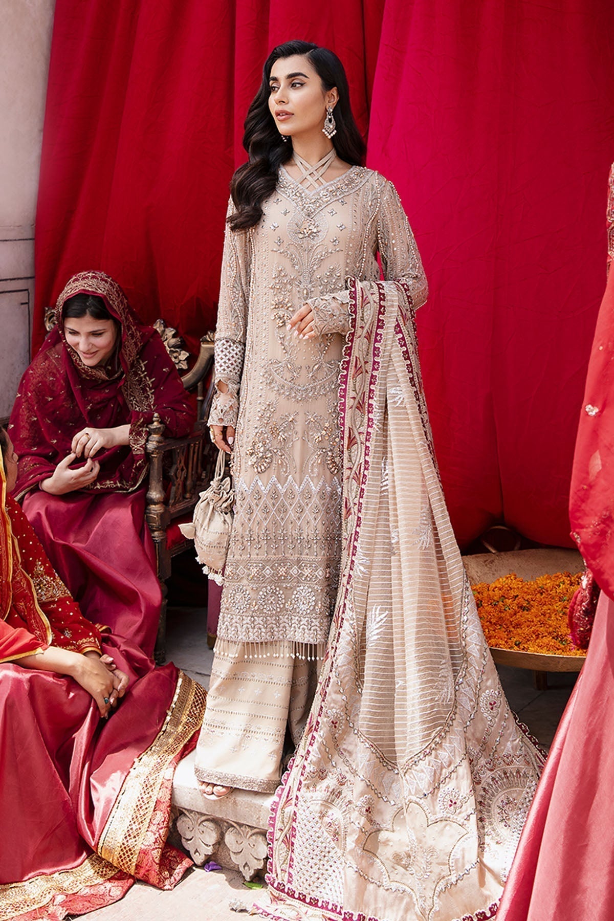 Nureh | Jhoomro Wedding Formals | Jaipur - Wedding Dress - Maria Faisal