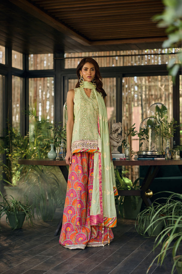 Layla Chatoor | Luxury Pret | Aveline - Luxury Dress - available at Maria Faisal in UK and USA.