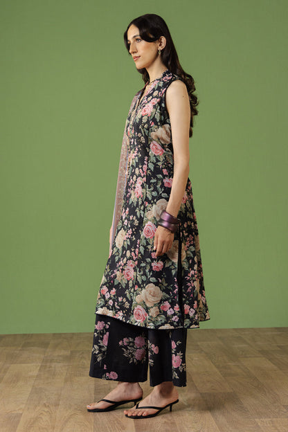 Zara Shahjahan | Coco Prints 26 | Aurelia-7B - Casual Dress - available at Maria Faisal in UK and USA.