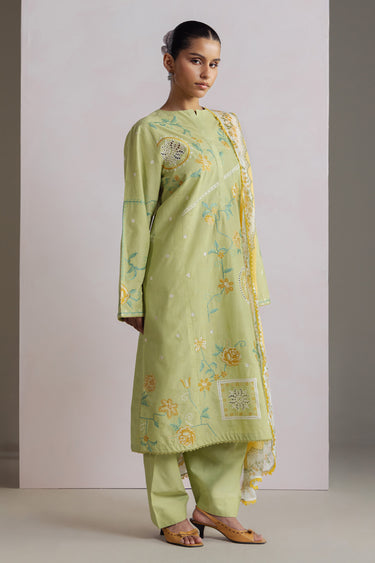 Zara Shahjahan | Coco Prints 26 | SAYURI - Casual Dress - available at Maria Faisal in UK and USA.