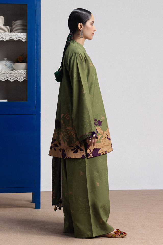 Zara ShahJahan | Coco Prints Winter 26 | Iris-8B - Luxury Dress - available at Maria Faisal in UK and USA.