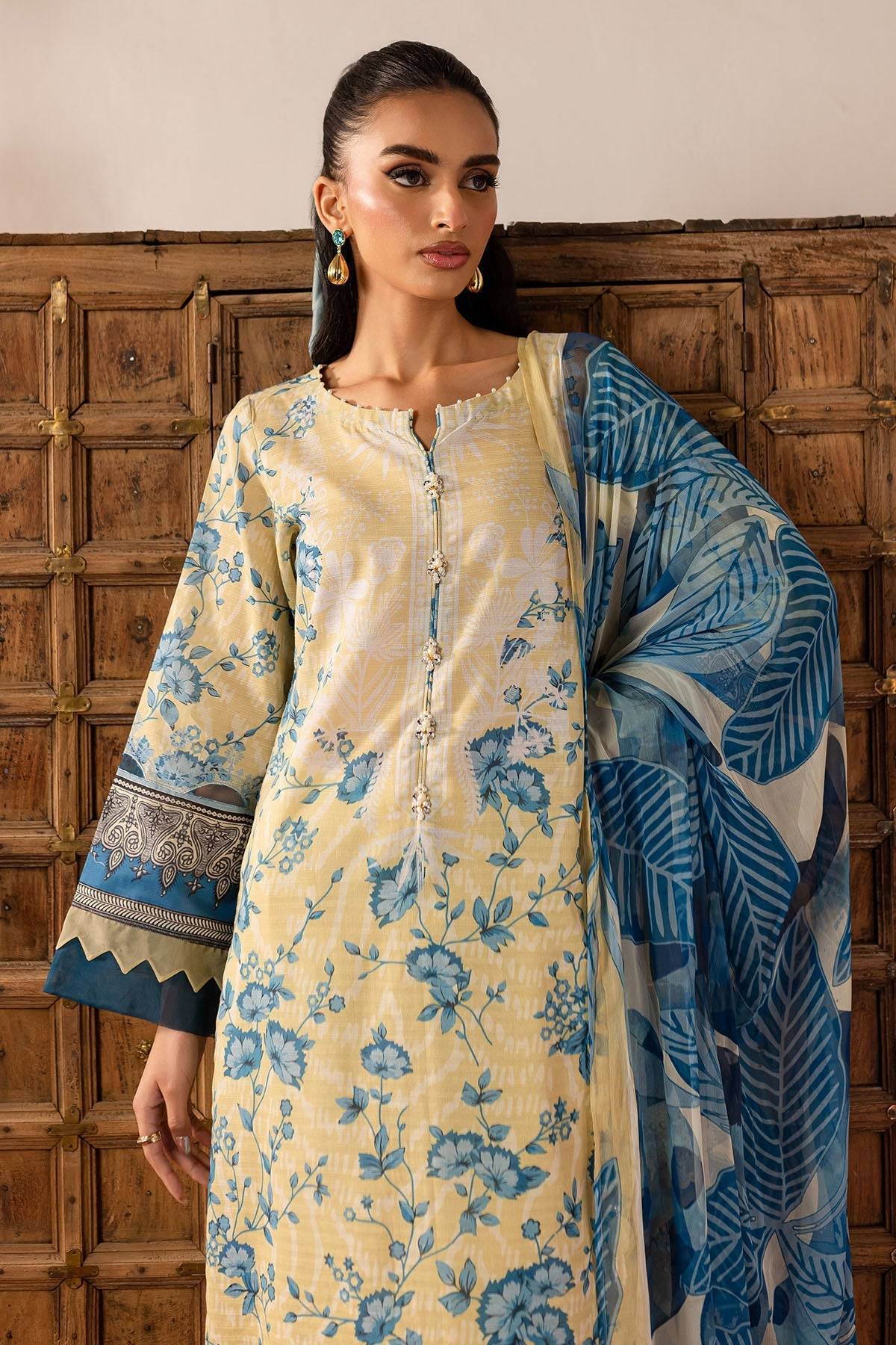 Nureh | Printed lawn 25 | SP-136 by Maria Faisal - Registered Vendor of : Nureh - type : Ladies Clothes - 100% original wedding dresses