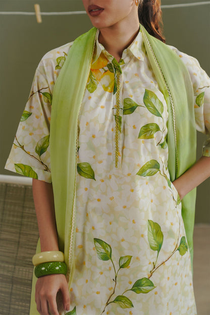 Zara Shahjahan | Coco Prints 26 | Kael-7A - Casual Dress - available at Maria Faisal in UK and USA.