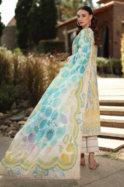 Nureh | Signature Prints 26 | SP-206 - Luxury Dress - available at Maria Faisal in UK and USA.