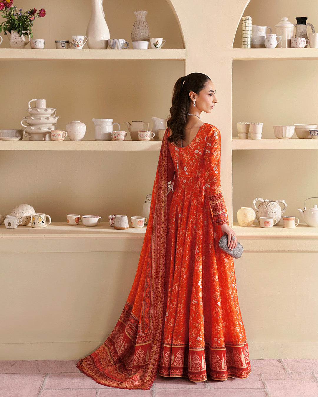 Faiza Saqlain | Serina Luxe | Abia - Formal Dress - available at Maria Faisal in UK and USA.