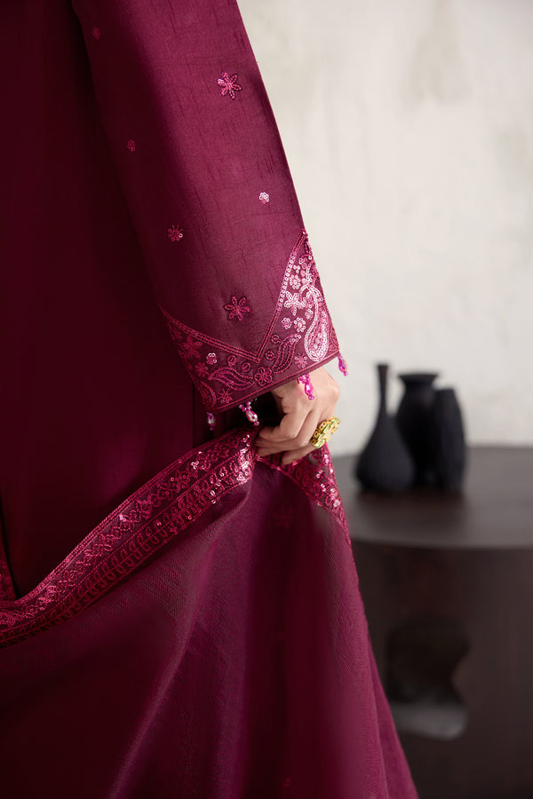 Farasha | Formals 26 | Fuchsia Glow - Formal Dress - available at Maria Faisal in UK and USA.