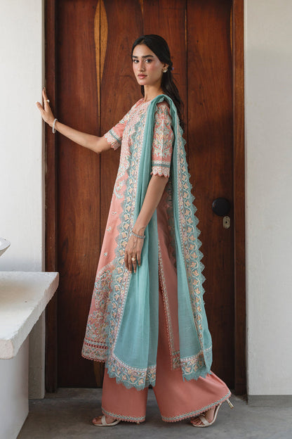 Ayzel | Whisper 26 | DOVE - Luxury Dress - available at Maria Faisal in UK and USA.