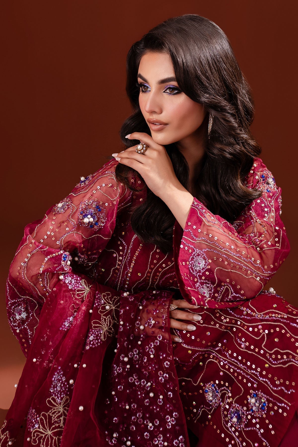 Nureh | Tiny Twinkles | NP-469 - Wedding Dress - Maria Faisal